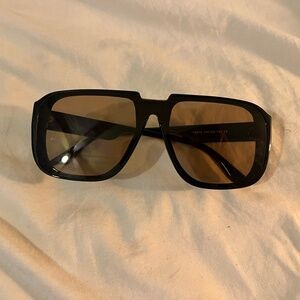 Big aviator sunglasses